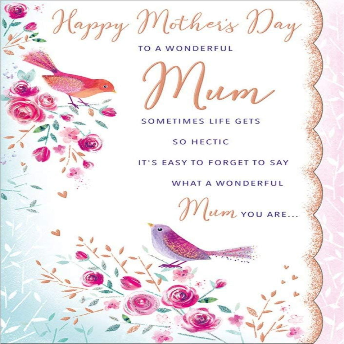 Regal Publishing Mother’s Day Card for Mum   -   10   x   7   inches