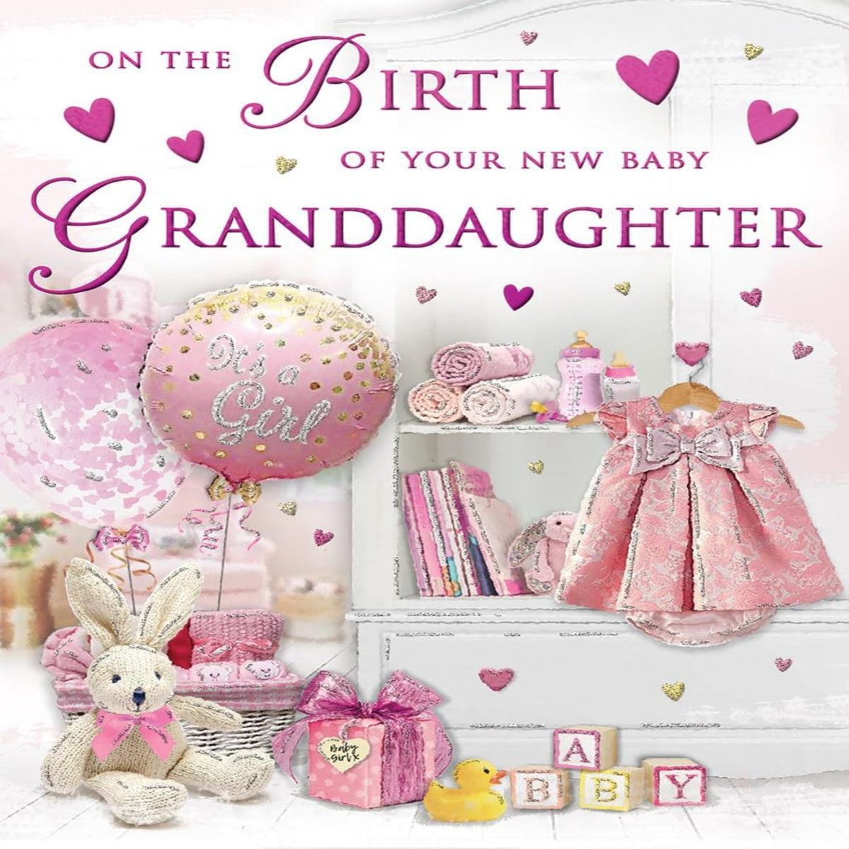 Regal Publishing New Granddaughter Card  -   8 x 6 inches