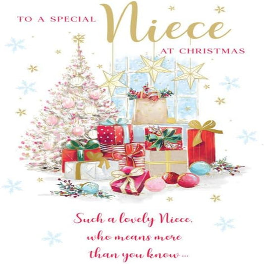 Regal Publishing Special Niece Christmas Card  –  9 x 6 inches