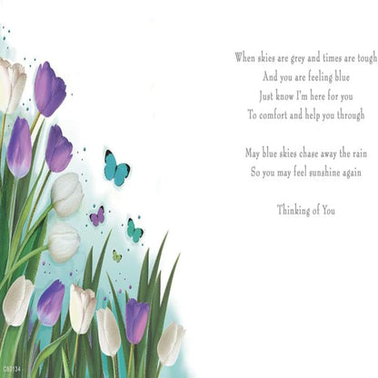Regal Publishing Thinking of You Card   -    8   x  6   inches