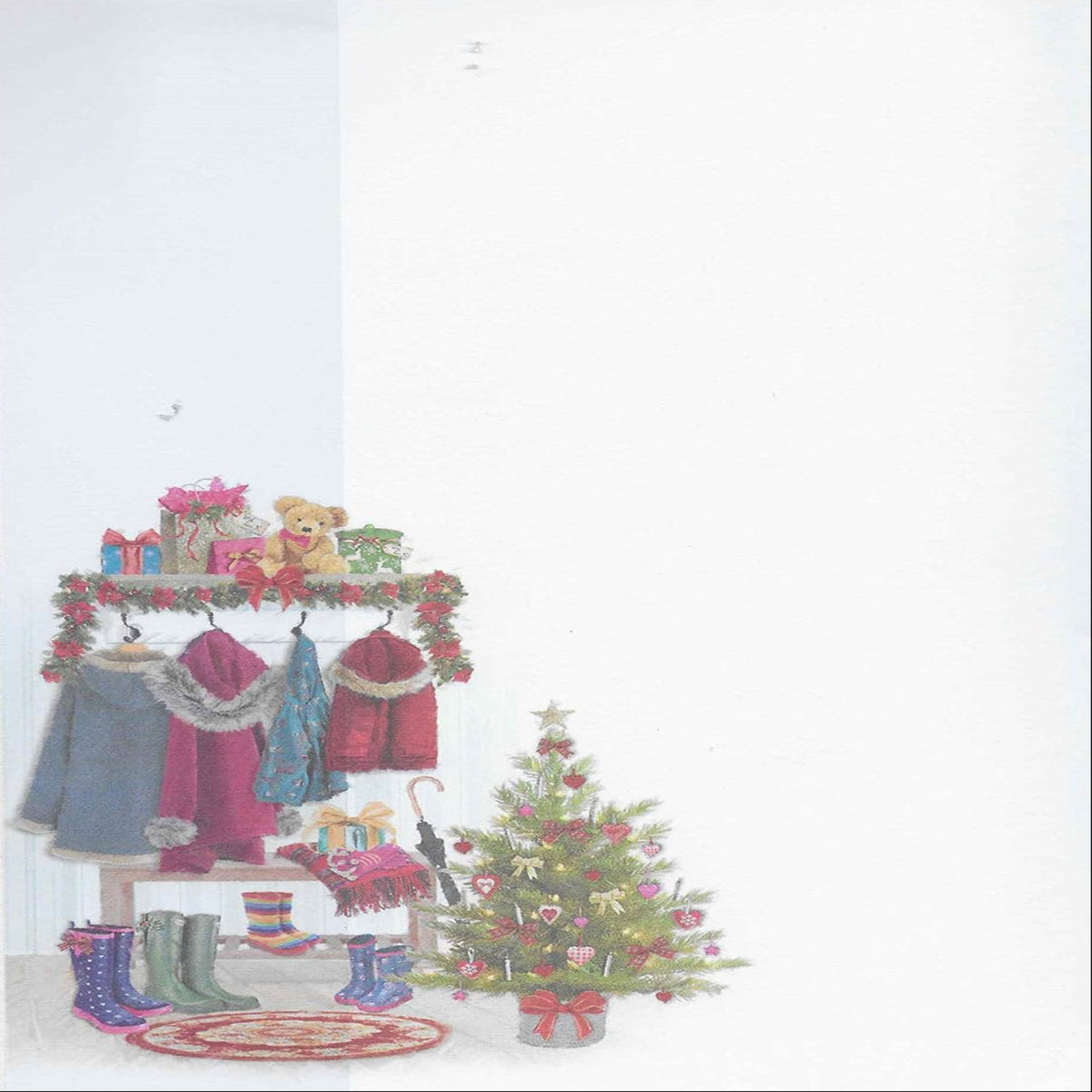 Regal Publishing Traditional Christmas Card to a Family   -   9 x 6 inches