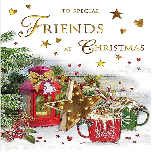Regal Publishing Traditional Christmas Card for Friends - 8 x 6 inches