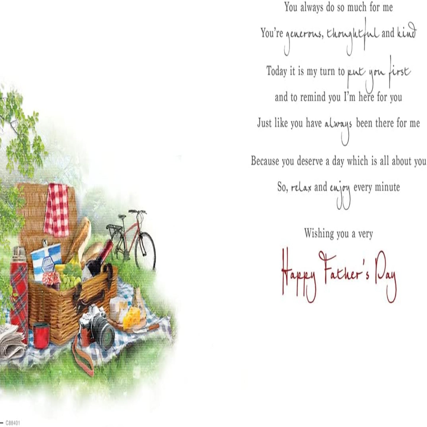 Regal Publishing Traditional Father’s Day Card for Dad   -   9   x   6  inches