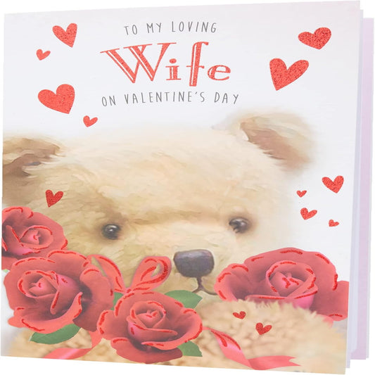 Regal Publishing Valentine's Card for Wife |  Cute Romantic   -   9  x  6 inches