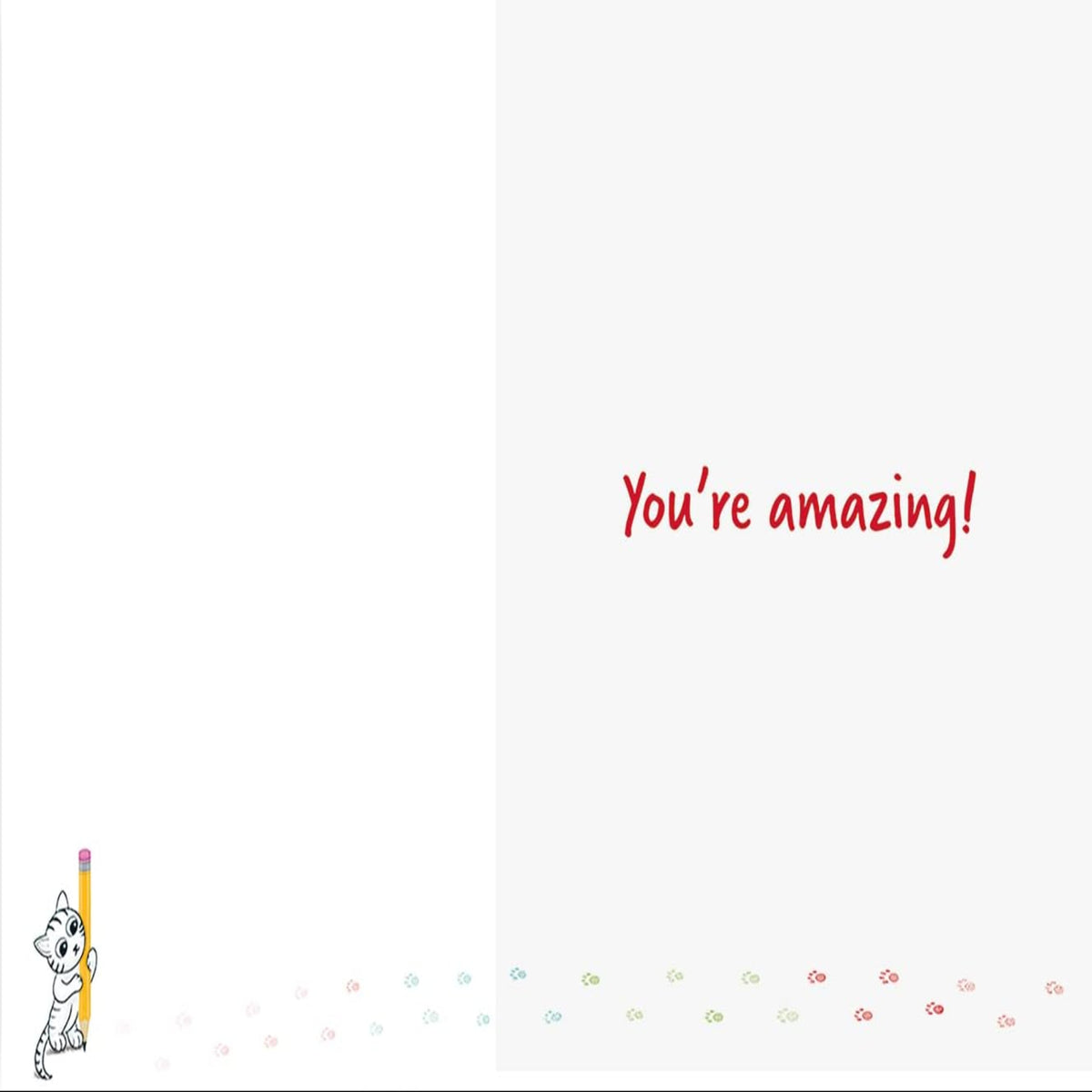 Thank You Teacher Card | Teacher Appreciation Card    -   Regal Publishing   -   8 x 6 inches