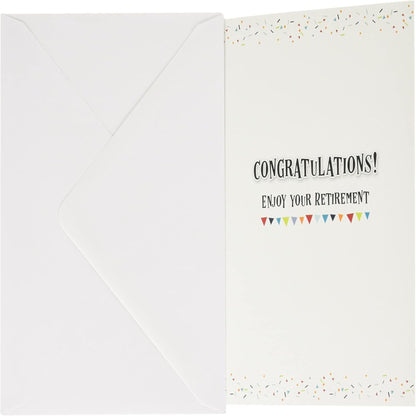 Retirement Card – Fun Times Begin  -  Piccadilly Greetings  -  7  x  5 inches