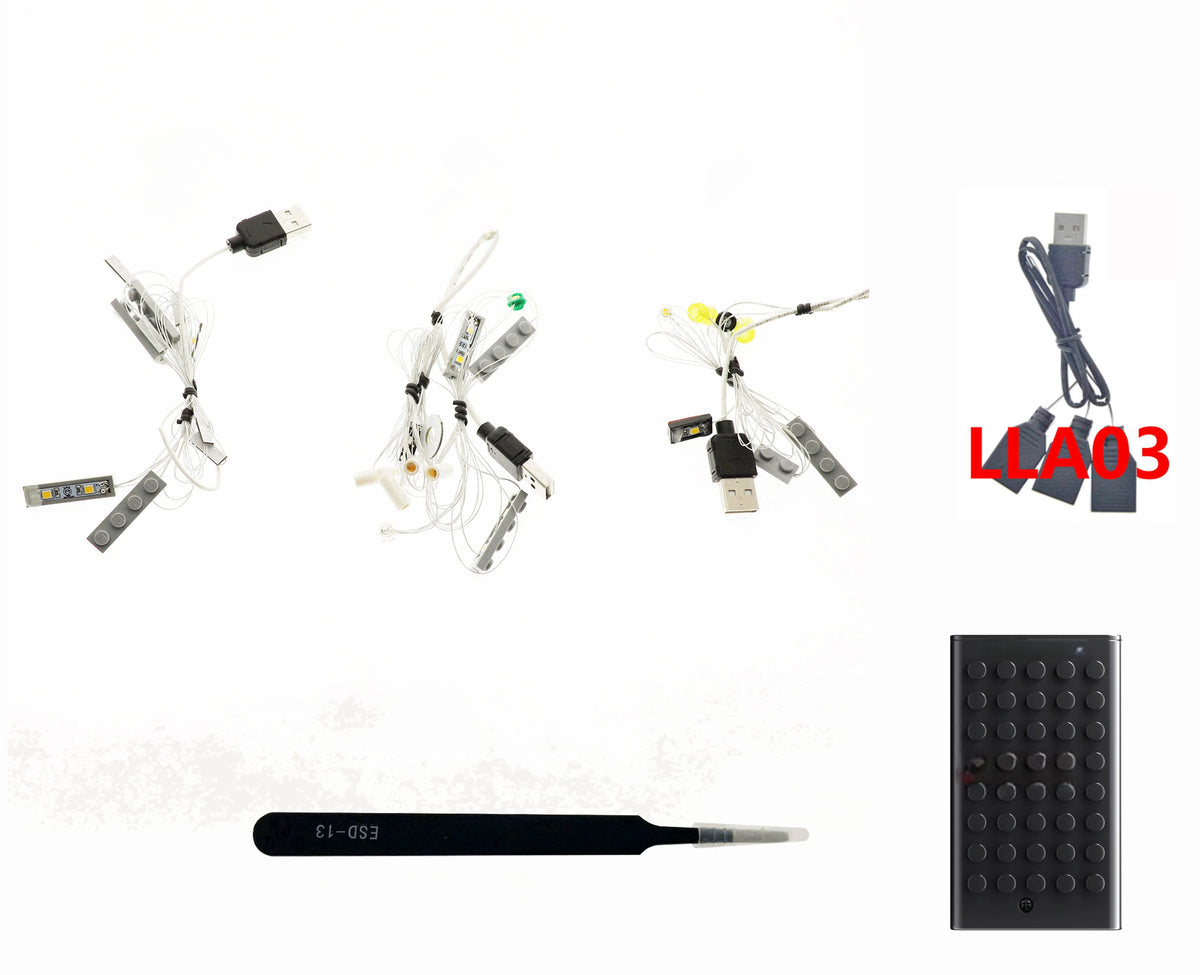 5V LED Light (No Model) for LEGO Icons 10316 the Lord of the Rings: Rivendell Decorative Lamp with Battery Box