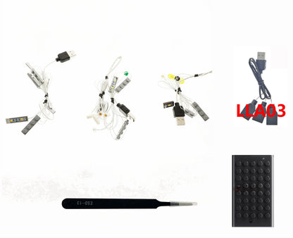 5V LED Light (No Model) for LEGO Icons 10316 the Lord of the Rings: Rivendell Decorative Lamp with Battery Box