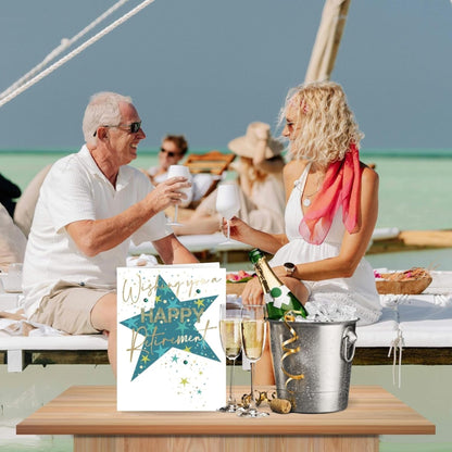 Second Nature Large Retirement Card   – “You Earned It” Group Signing Card  -  23cm  x  30cm  x  0.5cm