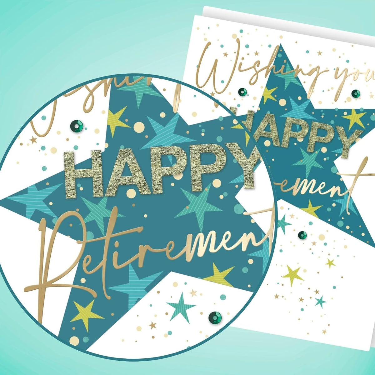 Second Nature Large Retirement Card   – “You Earned It” Group Signing Card  -  23cm  x  30cm  x  0.5cm