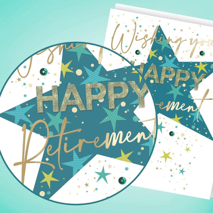 Second Nature Large Retirement Card   – “You Earned It” Group Signing Card  -  23cm  x  30cm  x  0.5cm