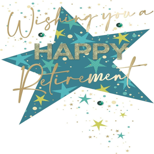 Second Nature Large Retirement Card   – “You Earned It” Group Signing Card  -  23cm  x  30cm  x  0.5cm