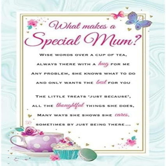 Sentimental Mother's Day Card for Mum | Regal Publishing  -  9 x 6 inches