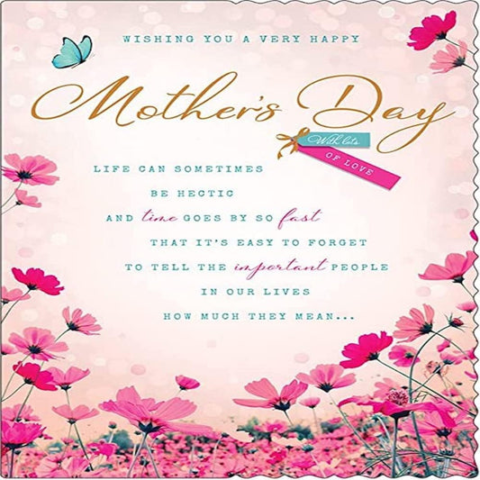 Sentimental Mother's Day Card | Avant Garde  -  10  x  7 inches