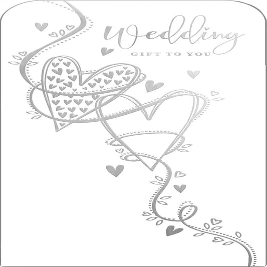 Simon  Elvin   -   Wedding Gift Wallet Card with Horseshoe Design for Money or Vouchers   -  18cm  x  9cm