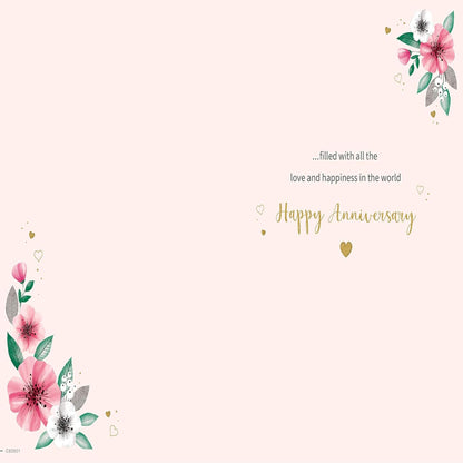 Sister & Brother-in-Law Anniversary Card  –   Regal Publishing   -   9  x  6 inches