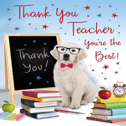 Thank You Teacher Card | Regal Publishing  -  8 x 6 inches