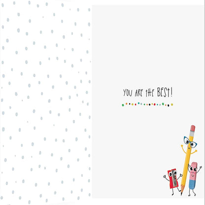 Thank You Teacher Card   –    Photographic   -   Regal Publishing   -    8   x   6  inches