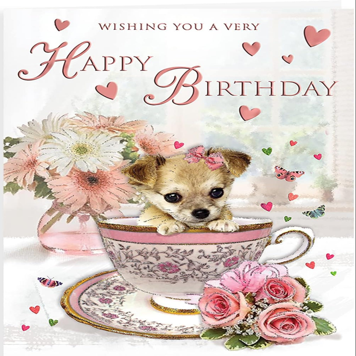 Traditional Birthday Card  F  -  Regal Publishing  -  9 x 6 inches