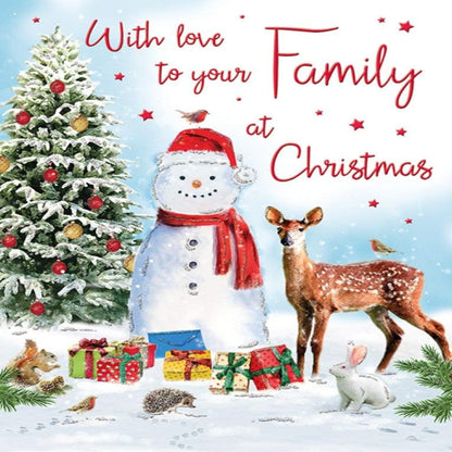 Traditional Christmas Card for Family | Regal Publishing   -   8 x 6 inches