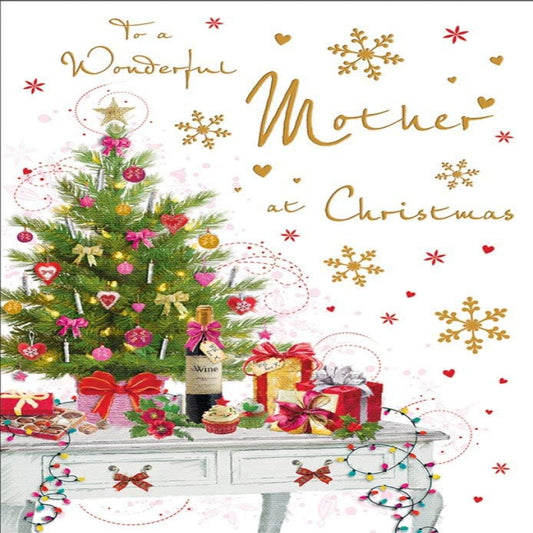 Traditional Christmas Card for Mother   -   Regal Publishing   -   9  x  6 inches