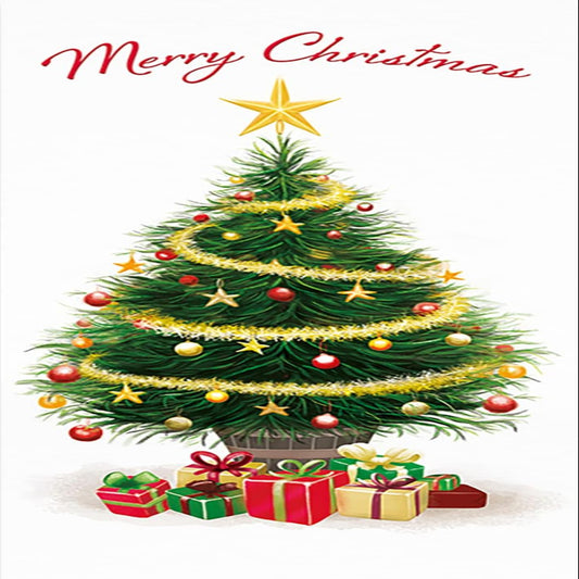 Traditional Christmas Money Wallet Card  –  Avant Garde  -   7.5  x  3.5  inches
