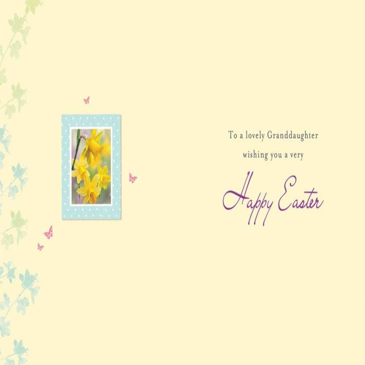 Traditional Easter Card for Granddaughter    -  Piccadilly Greetings   -   8 x 6 inches