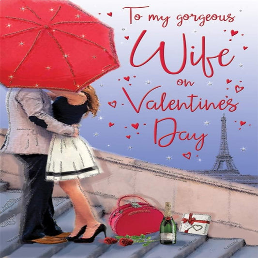 Valentine's Day Card for Wife | Romantic Wife Valentine's Card   -    Regal Publishing   -   9 x 6 inches