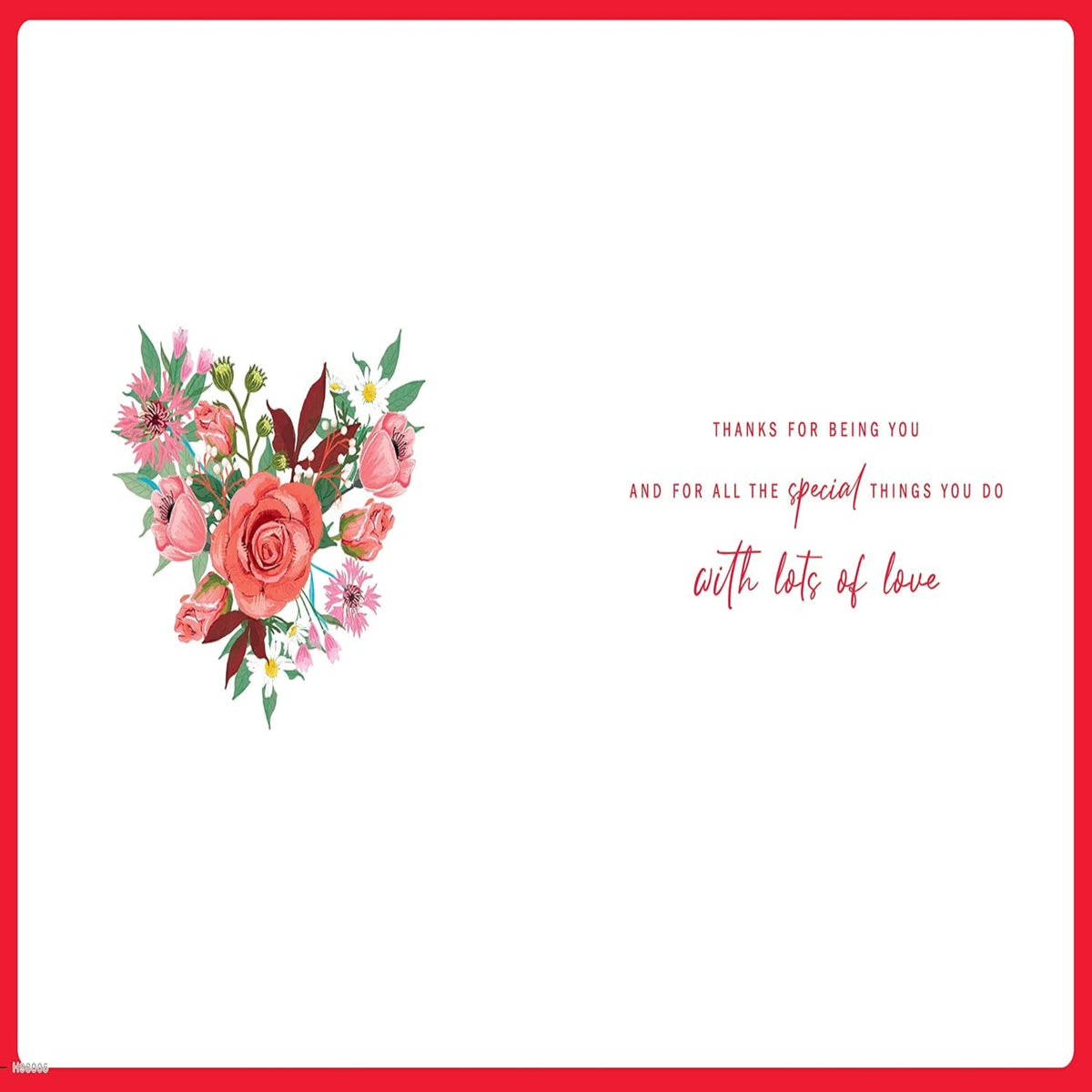 Valentine’s Day Card for One I Love  -  Avant Garde  -  9  x  6 inches