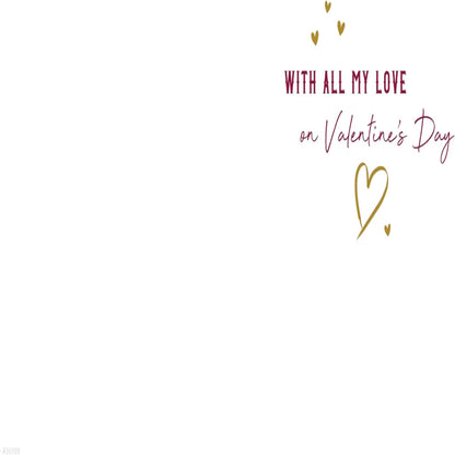 Valentine's Day Card for Boyfriend | Key to My Heart  -  8   x  6 inches