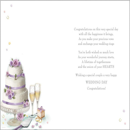 Wedding Congratulations Card   -   Regal Publishing  -   9   x   6   inches