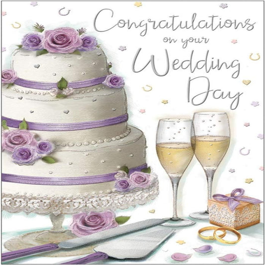 Wedding Congratulations Card   -   Regal Publishing  -   9   x   6   inches