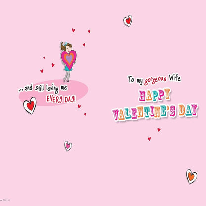 Whimsical    -    Valentine's Card for Wife   -     Regal Publishing      -   9  x  6 inches
