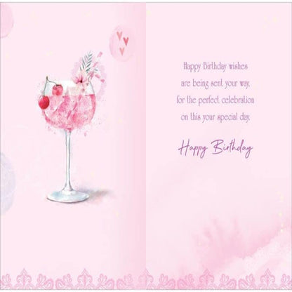 Wonderful Birthday Wishes Card | Happy Birthday Greeting Card  -  137  x  195mm