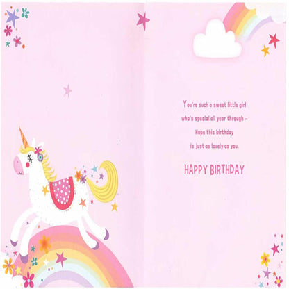 Xpress Yourself Girls 1st Birthday Card    –   You’re 1 Today  -   13.5cm  x  19.5 cm