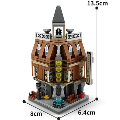 House Building Blocks Mini City Store Street View Snack Street Children'S Toys Boys and Girls Gifts Compatible with Lego