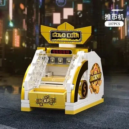 House Building Blocks Mini City Store Street View Snack Street Children'S Toys Boys and Girls Gifts Compatible with Lego