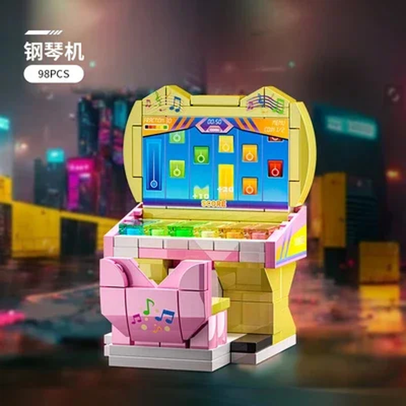House Building Blocks Mini City Store Street View Snack Street Children'S Toys Boys and Girls Gifts Compatible with Lego