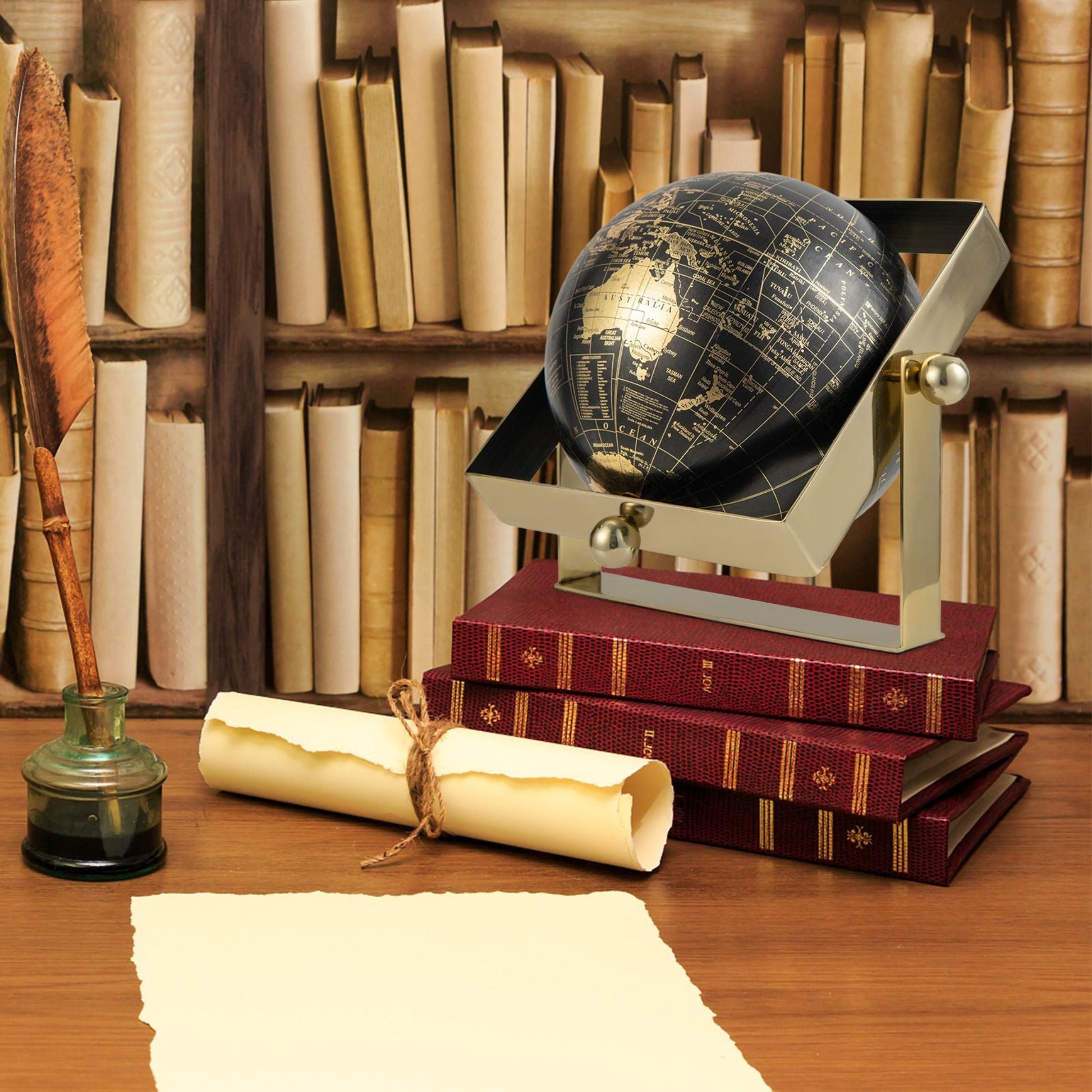 720° Swivel Educational Geographic World Globe