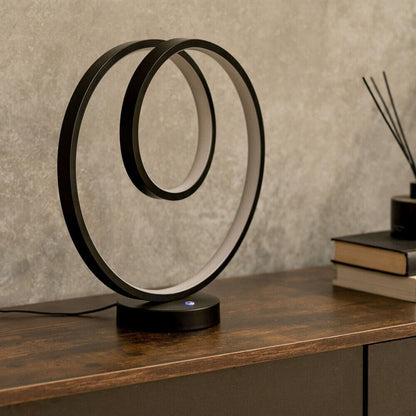 Black Touch Table Lamp Light Integrated LED Bedside Bedside Living Room Bed Side