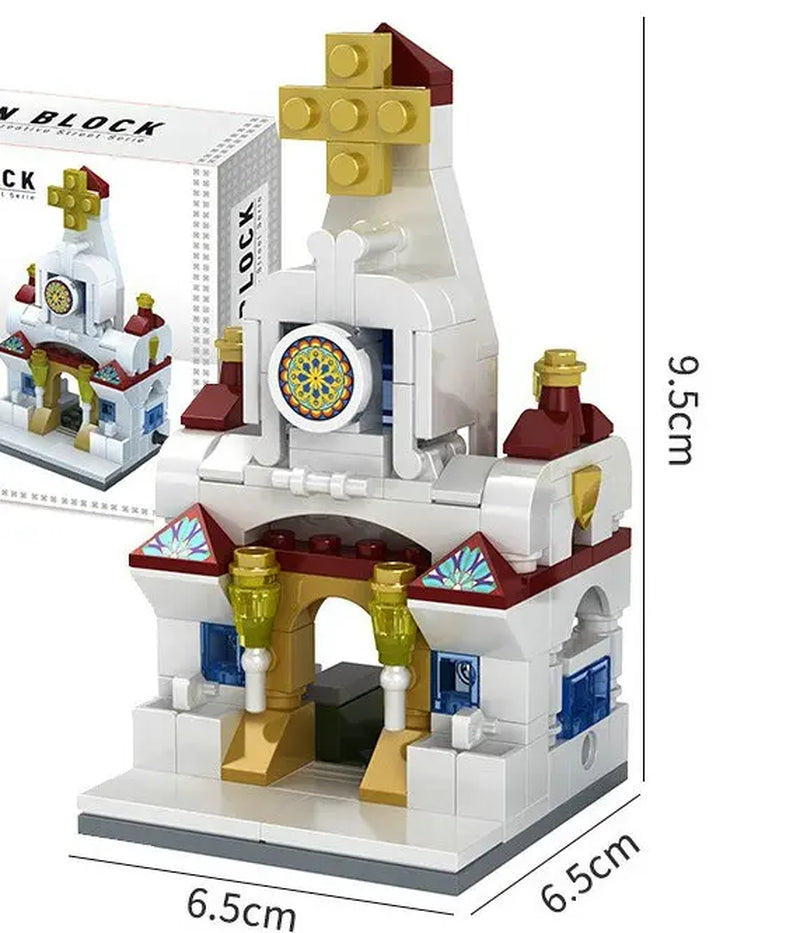 House Building Blocks Mini City Store Street View Snack Street Children'S Toys Boys and Girls Gifts Compatible with Lego