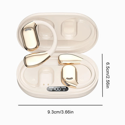 Bluetooth 5.4 Wireless Translation Headphone Multi Languages Business Earphone Ear Hook Noise Cancelling Hifi Stereo Earbud