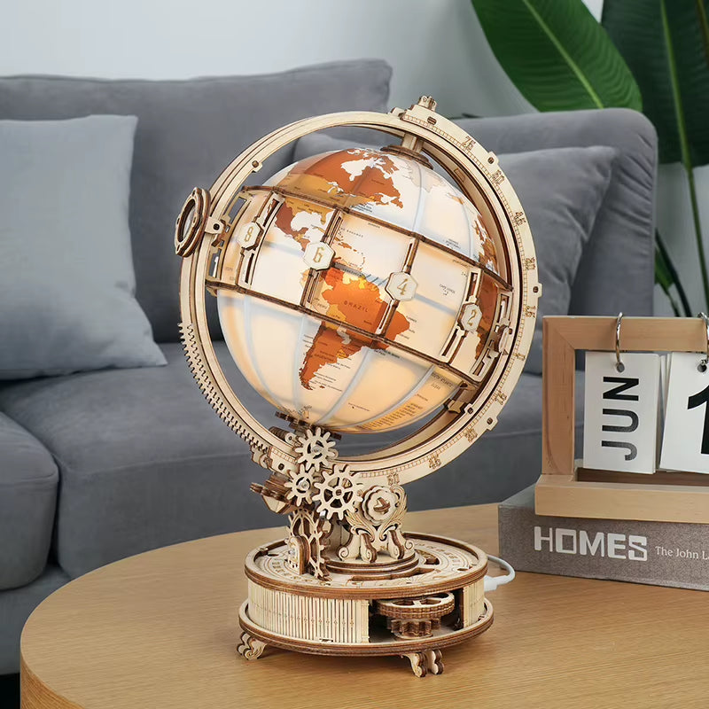 ROKR Curious Discovery Series 3D Wooden Puzzle Games Assembly Telescope Orrery Model Buliding Kits Toys Gift ST