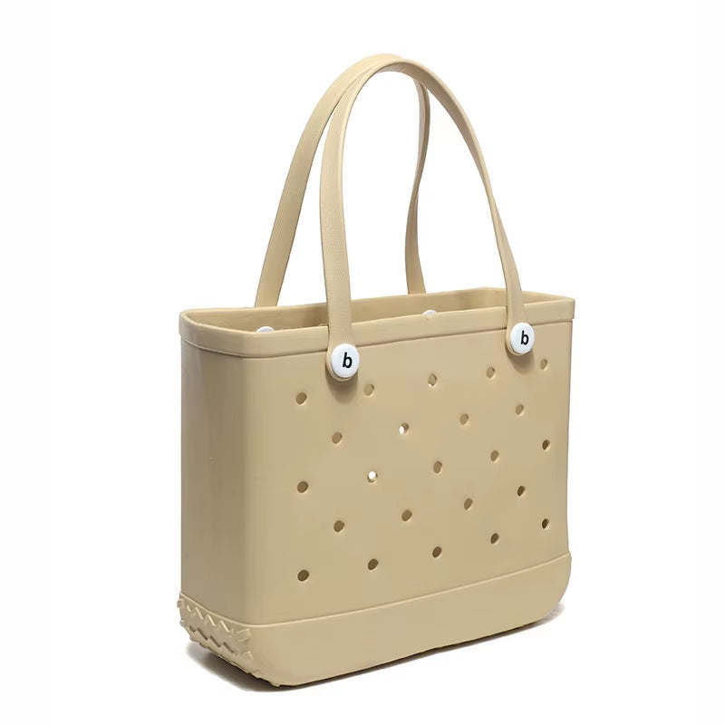 New Arrival Outdoor EVA Beach Bag for Europe America Portable Large Capacity Hole Tote Bag Handbag Shoulder Bag