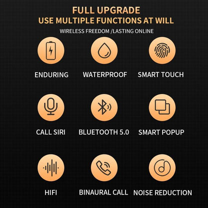 Bluetooth Earphones TWS Mini Wireless Headphones In-Ear Buds for Iphone Android