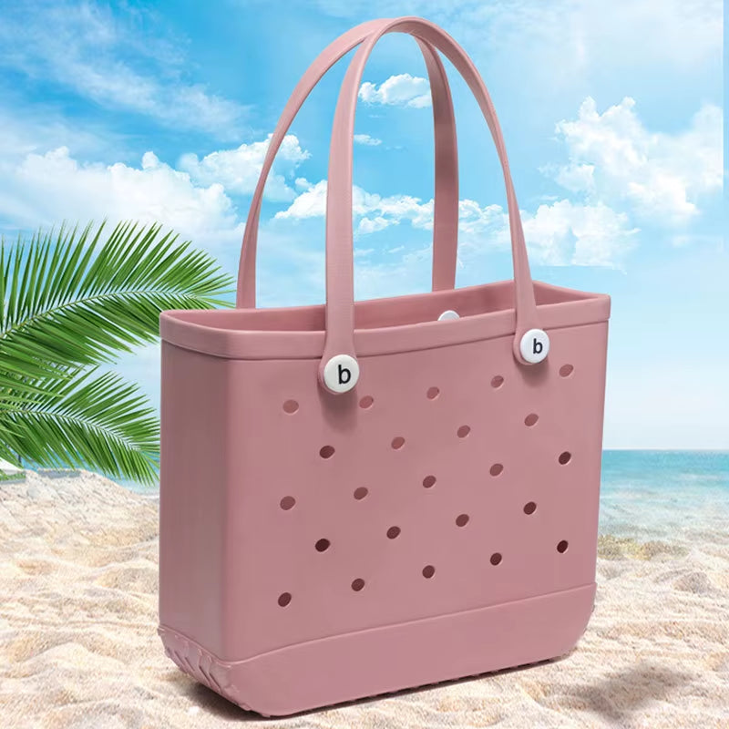 New Arrival Outdoor EVA Beach Bag for Europe America Portable Large Capacity Hole Tote Bag Handbag Shoulder Bag