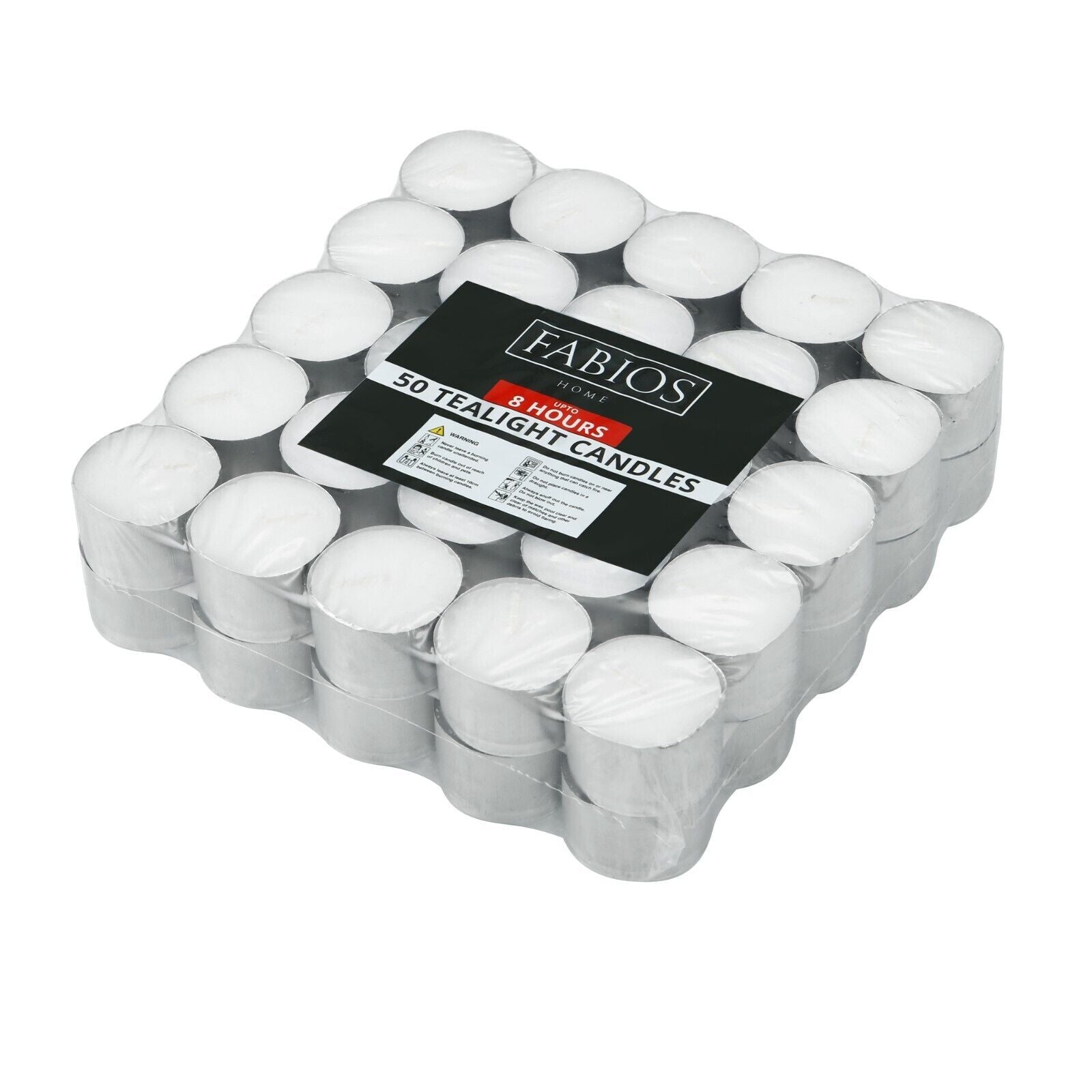 Tea Lights 8 Hour Long Burn Night Light Candles Unscented Tealights 50 /100 /600