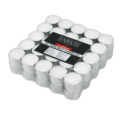 Tea Lights 8 Hour Long Burn Night Light Candles Unscented Tealights 50 /100 /600