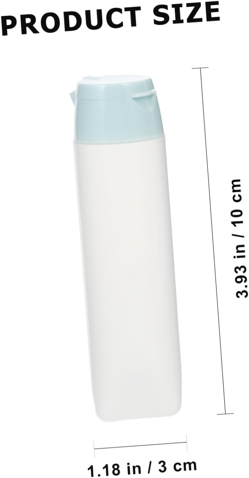 Set of 9 Portable Travel Bottles Empty Refillable Cosmetics Spray Bottles for Toiletries Leakproof Squeezable for Women Men