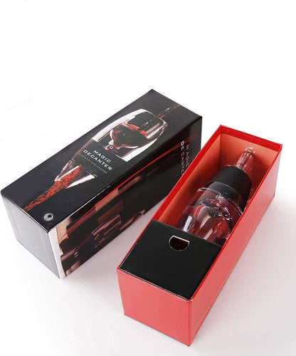 Wine Decanter Aerator Breather with Base Acrylic Wine Breather Wine Gift Set Magic Decanter Red Wine Aerator & Stand